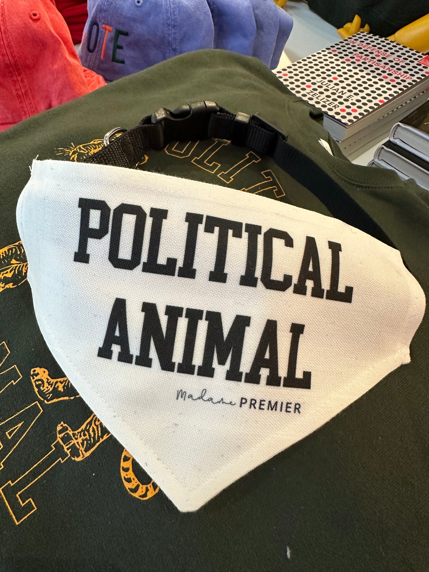 Madame Premier Political Animal Dog Bandana & Collar
