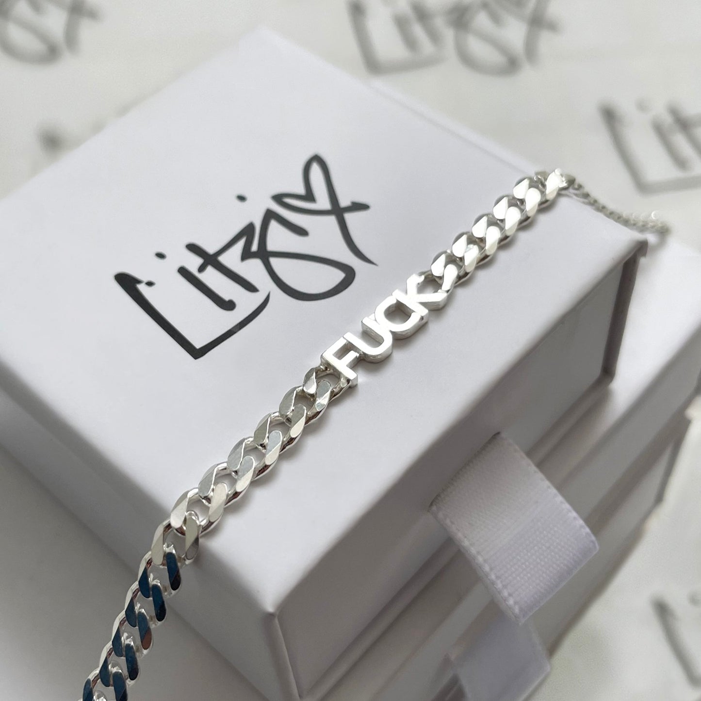 Litzi Loves Goldie Fuck Gold Vermeil Necklace