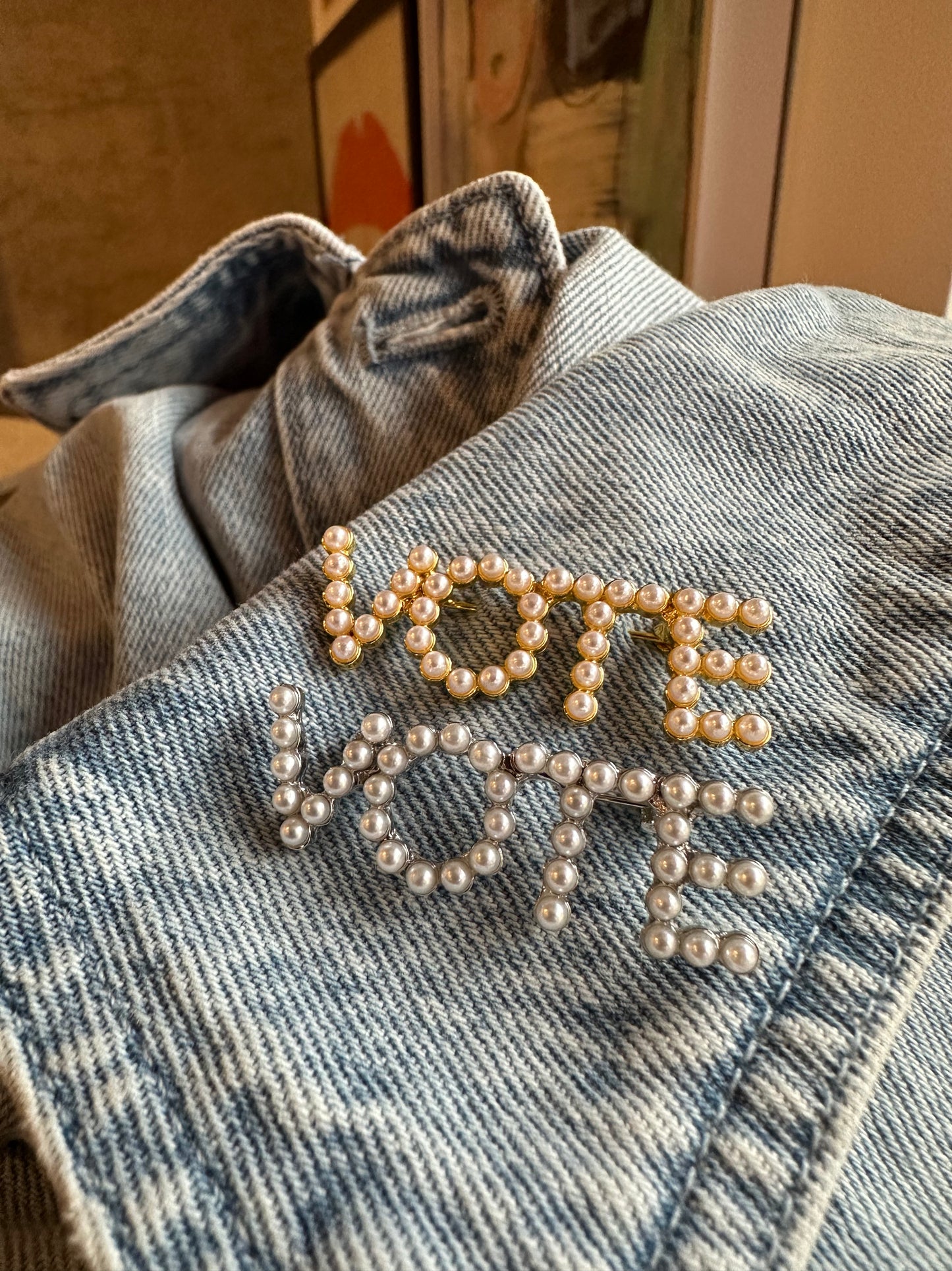 Madame Premier Vote Brooches