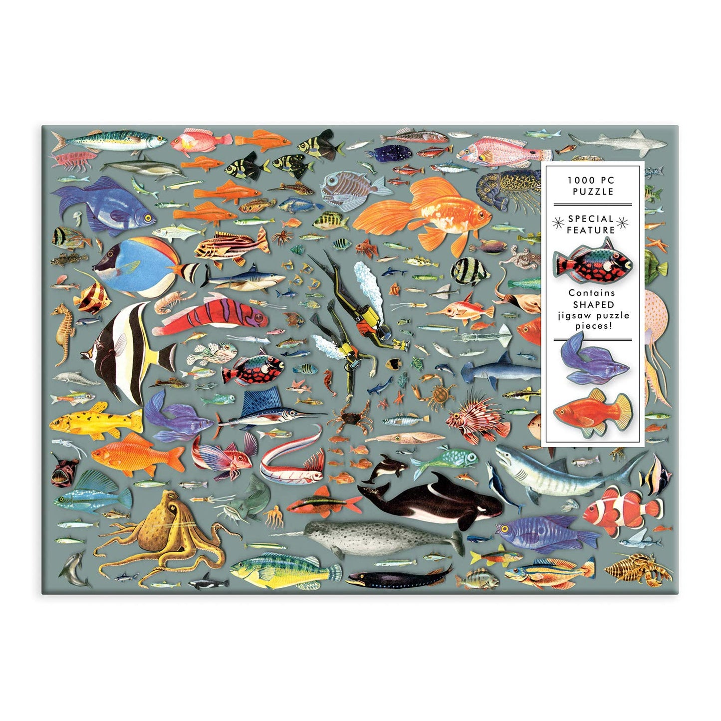 Galison Deepest Dive 1000 Piece Puzzle
