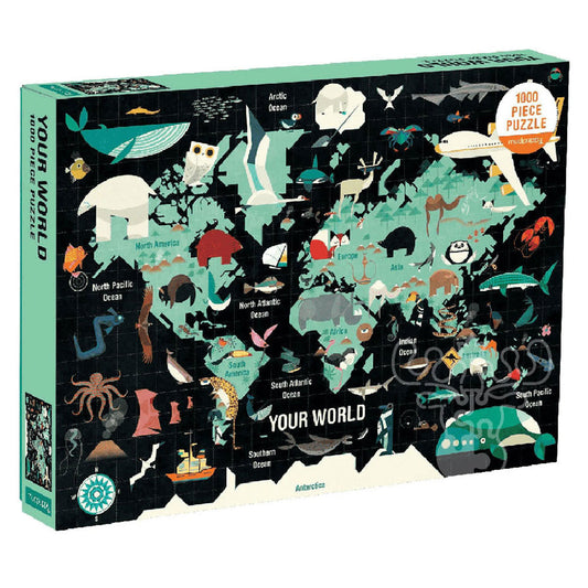 Mudpuppy Your Worls 1000 Piece Puzzle