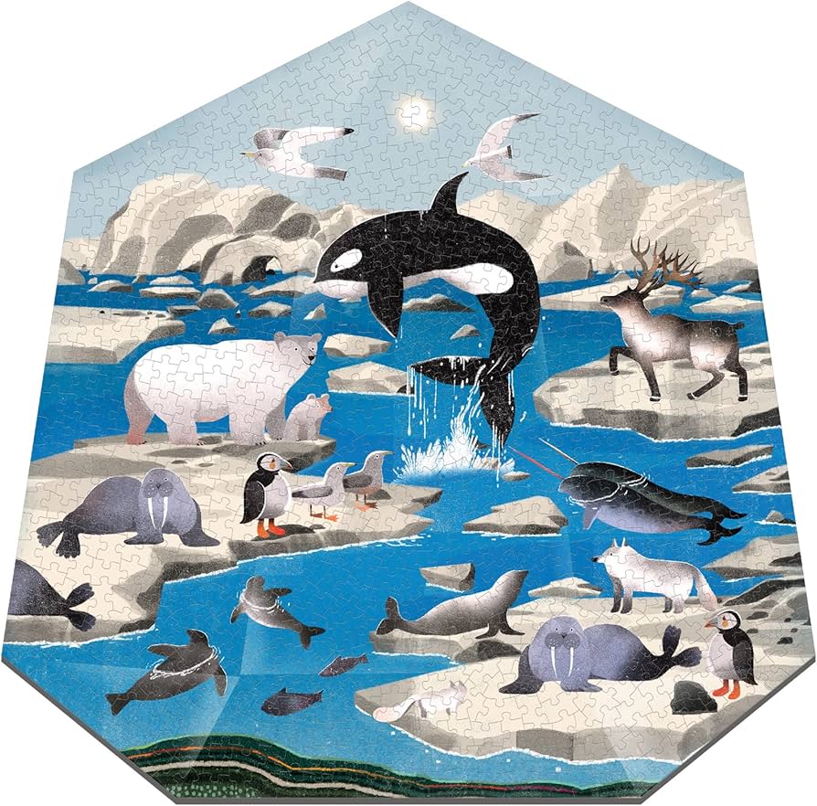 Mudpuppy Arctic Terrarium 750 Piece Puzzle