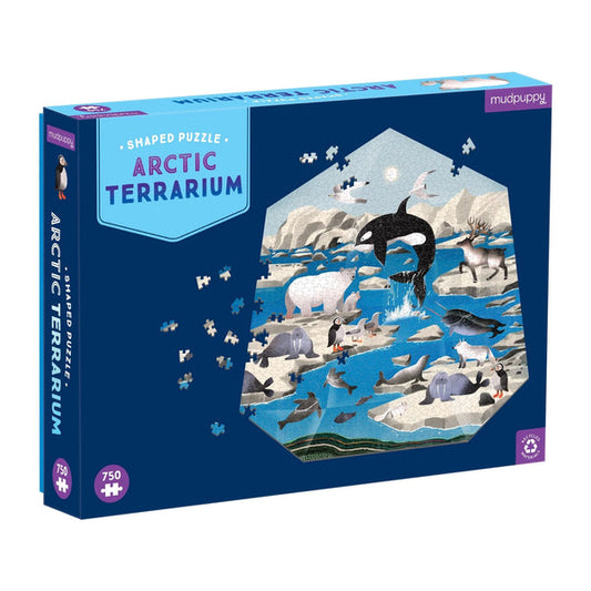 Mudpuppy Arctic Terrarium 750 Piece Puzzle