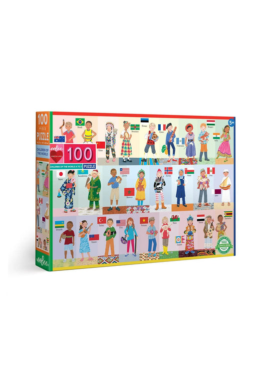 Eeboo Children Of The World 100 Piece Puzzle