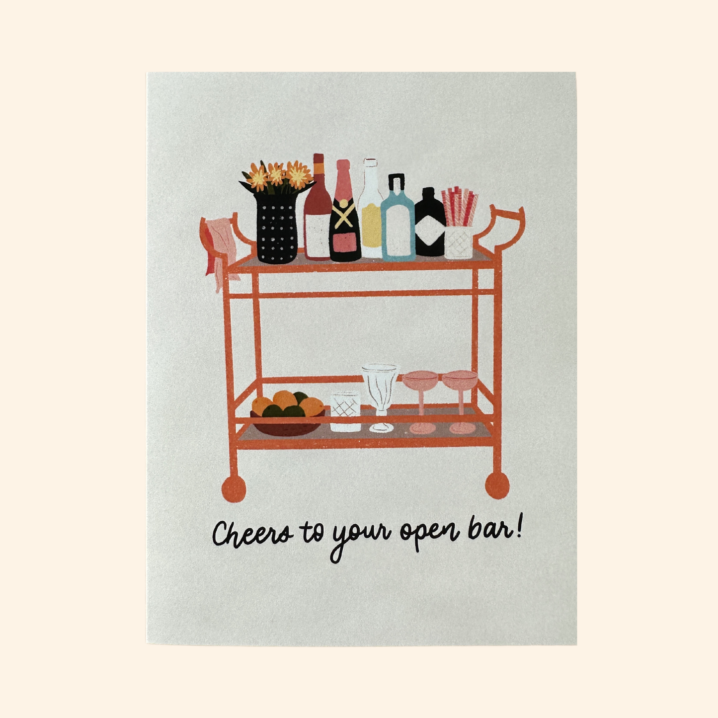 Cheers To Your Open Bar Card