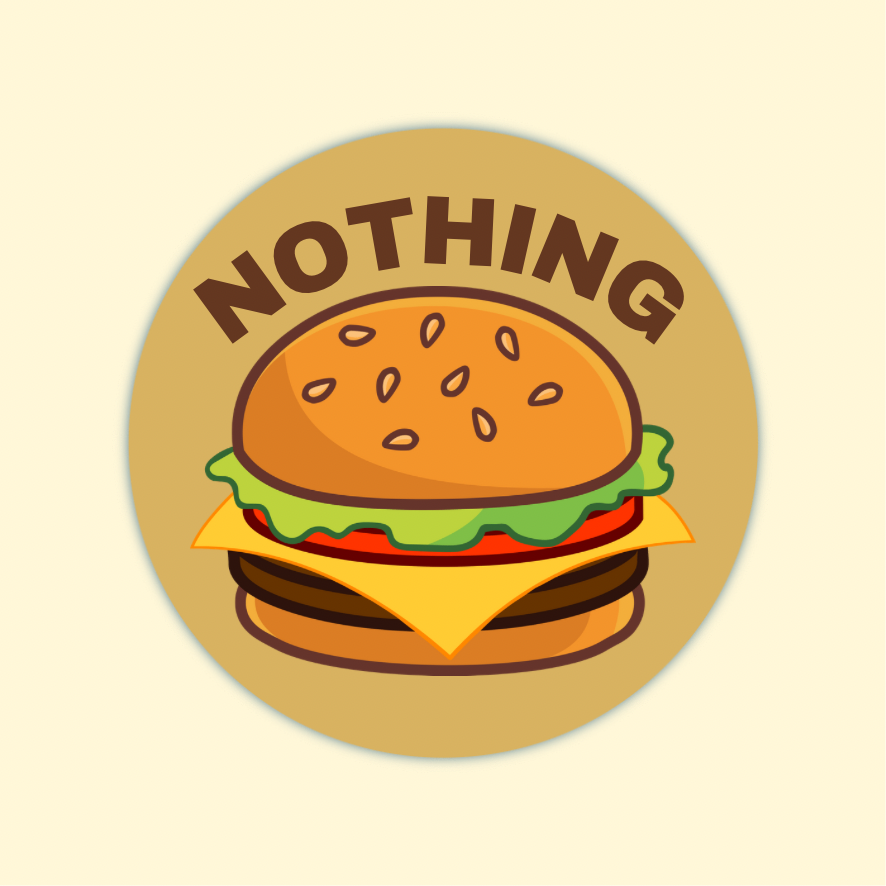 Madame Premier Political Nothing Burger Sticker