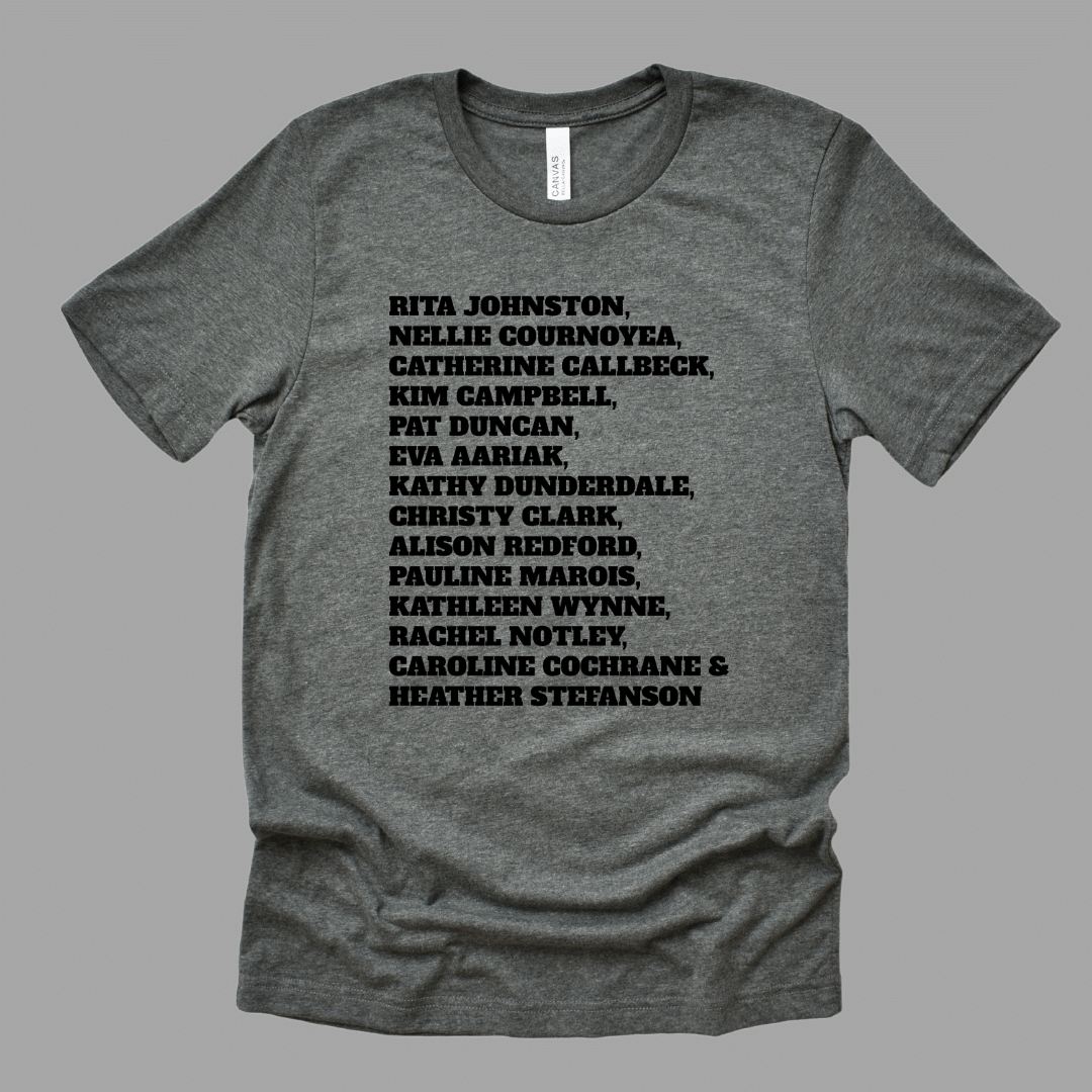 Madame Premier Canada's Female First Ministers Youth T-Shirt