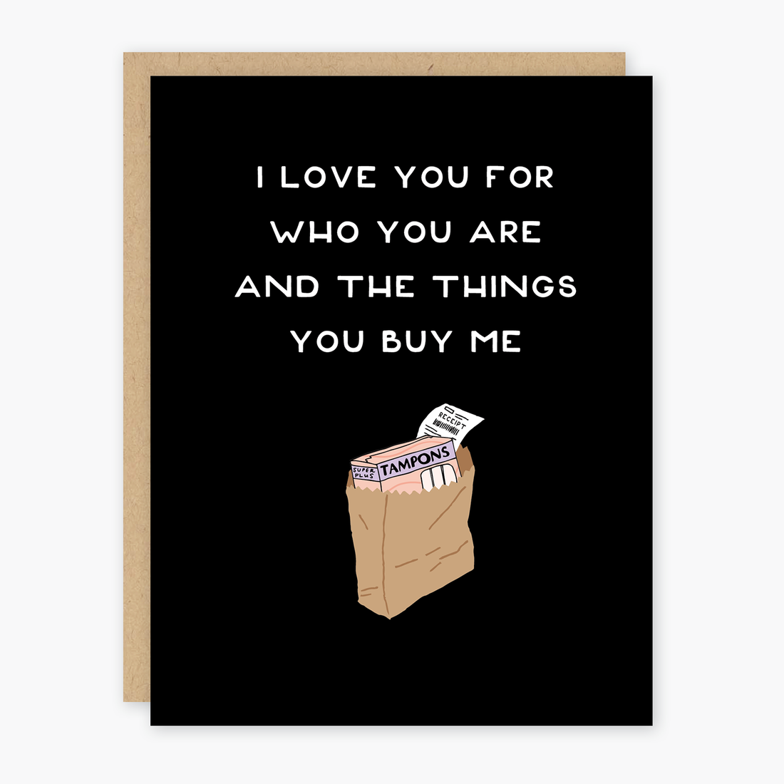 Tampon Love Card