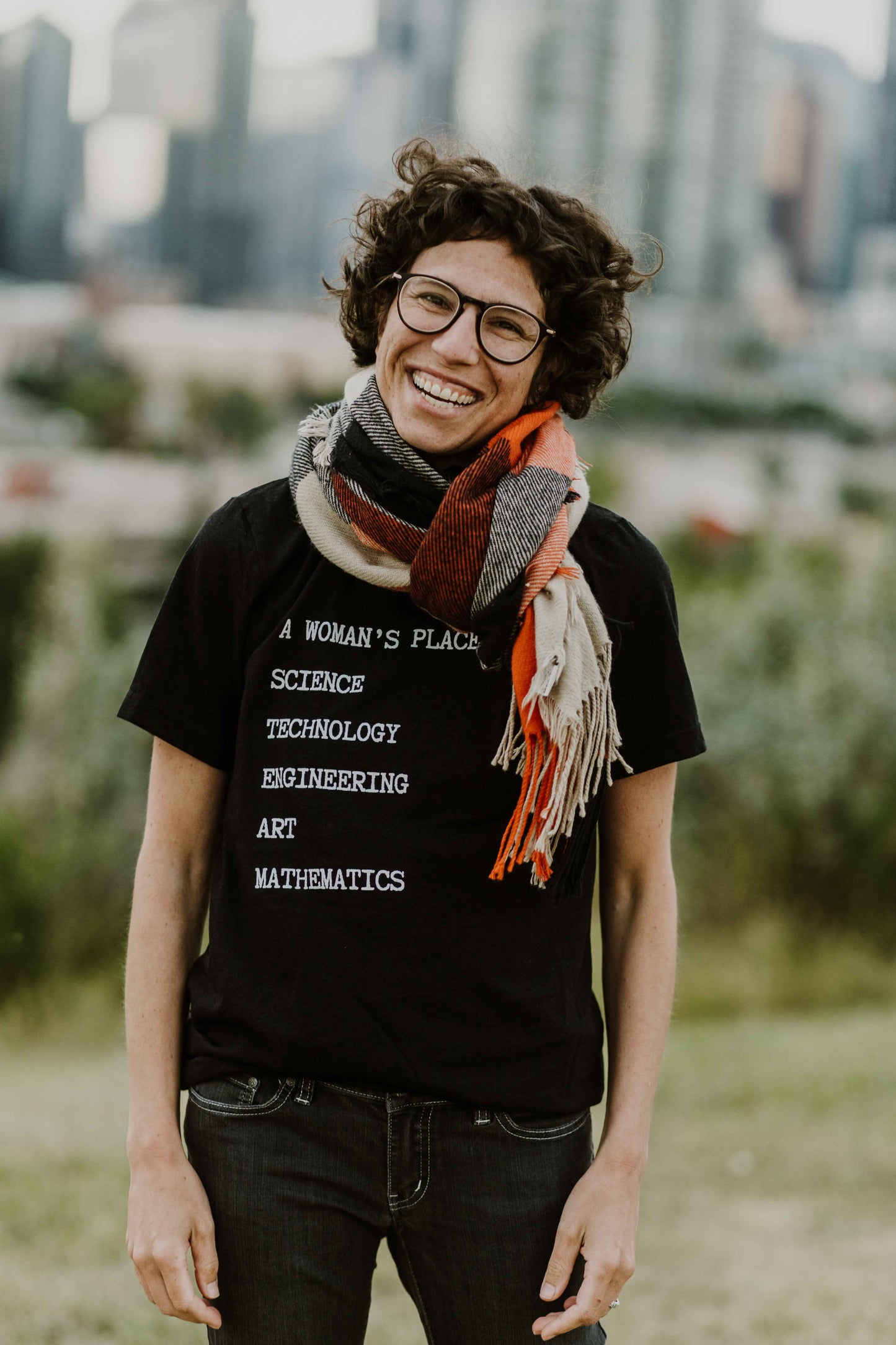 Madame Premier A Woman's Place Is In Science Adult T-Shirt