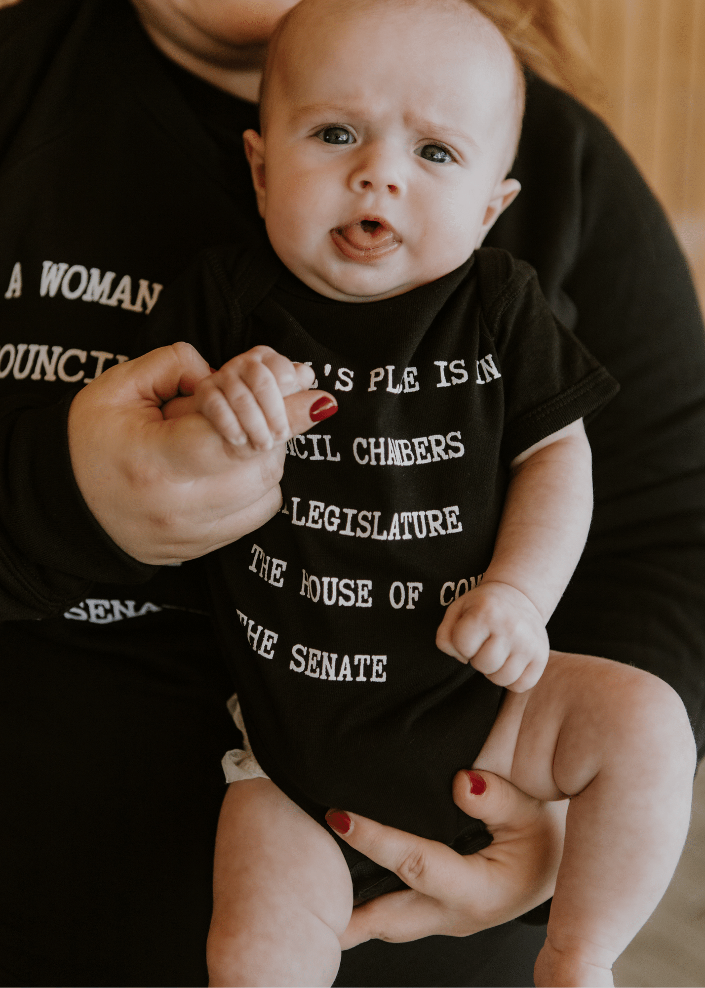 Madame Premier A Girl's Place Politics Baby Onesie