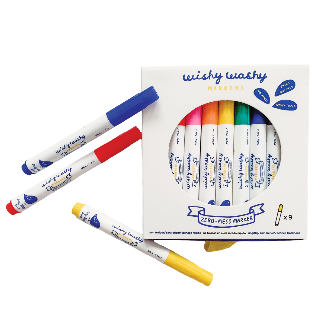 Wishy Washy Markers - Set of 9 Assorted Colors – SHOP Cooper Hewitt