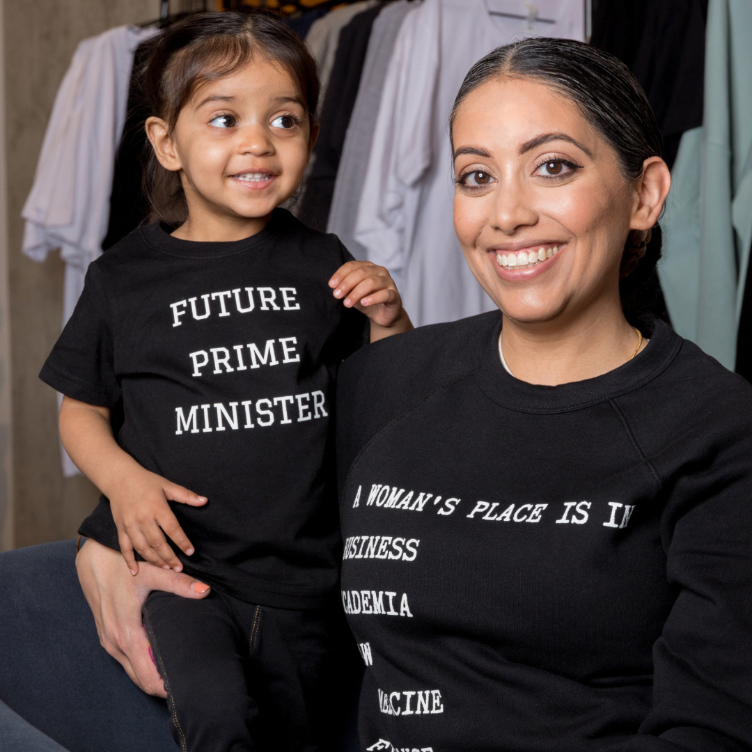 Madame Premier A Woman's Place Is In Business Crewneck Sweater