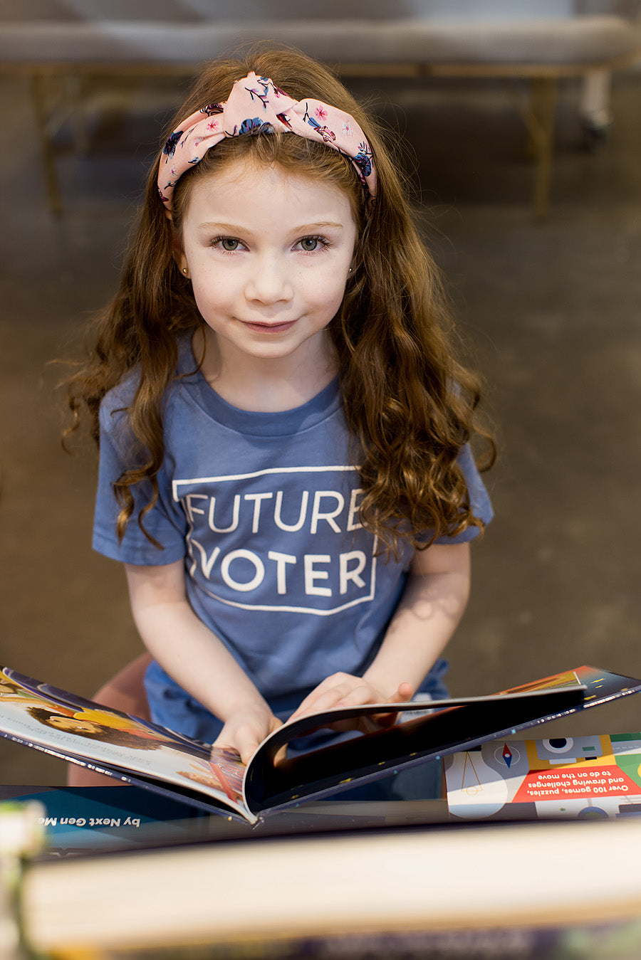 Madame Premier Future Voter Blue Youth T-Shirt