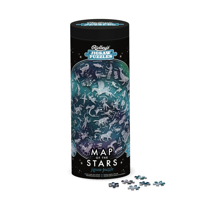 Map Of The Stars 1000 Piece Round Puzzle