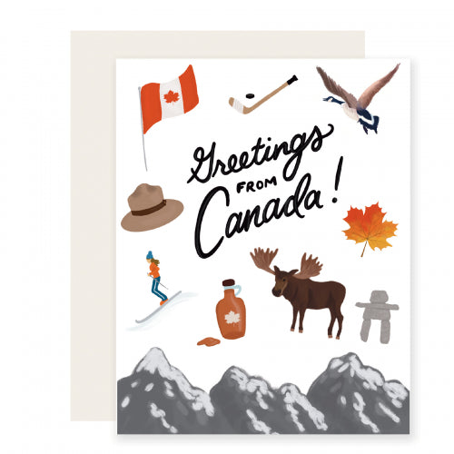 Greetings From Canada Card