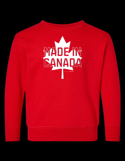 Pre-Order Madame Premier Canada Maple Leaf Toddler Sweater