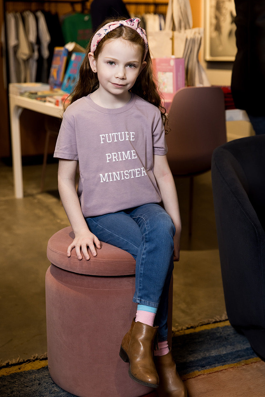 Madame Premier Future Prime Minister Violet Youth T-Shirt