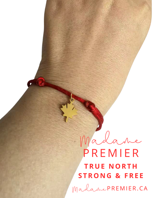 Pre-Order Madame Premier Canadian Maple Leaf Charm Bracelet