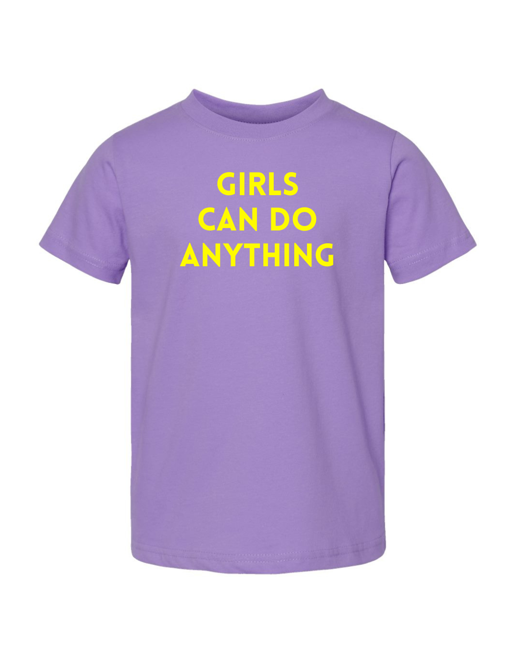 Madame Premier Girls Can Do Anything Lavender Toddler T-Shirt