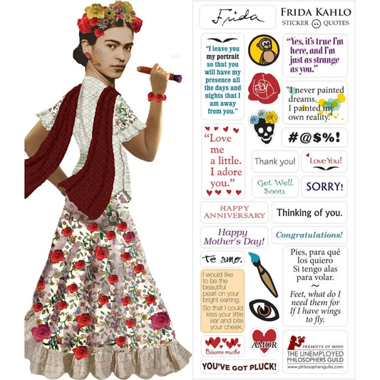 Frida Kahlo Sticker Card