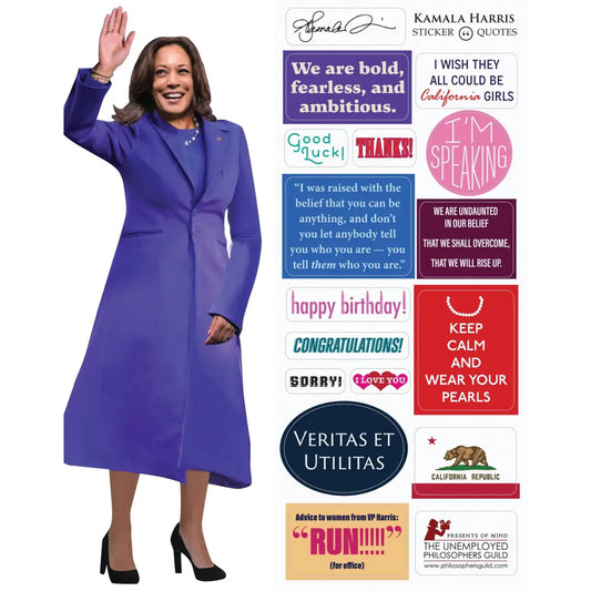 Kamala Harris Sticker Card