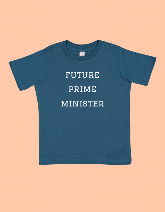 Madame Premier Future Prime Minister Teal Toddler T-Shirt