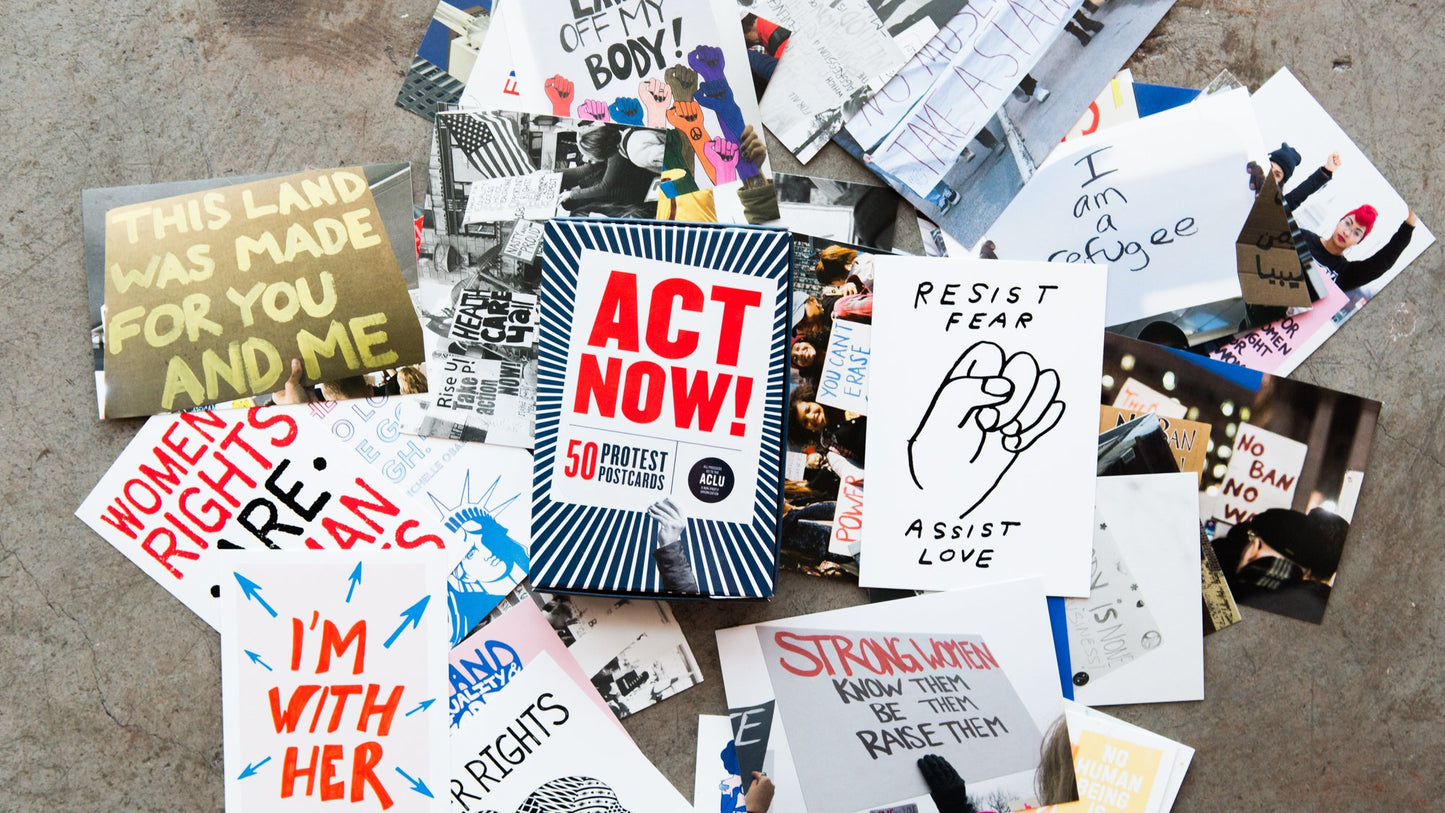 Act Now! 50 Protest Postcards