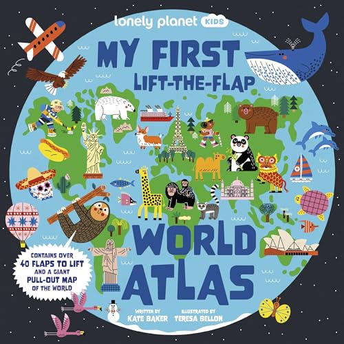 Lonely Planet Kids My First Lift-The-Flap World Atlas