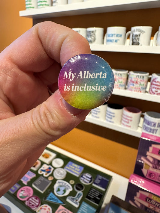 Madame Premier My Alberta Is Inclusive Small Button