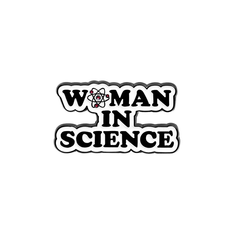 Woman In Science Pin