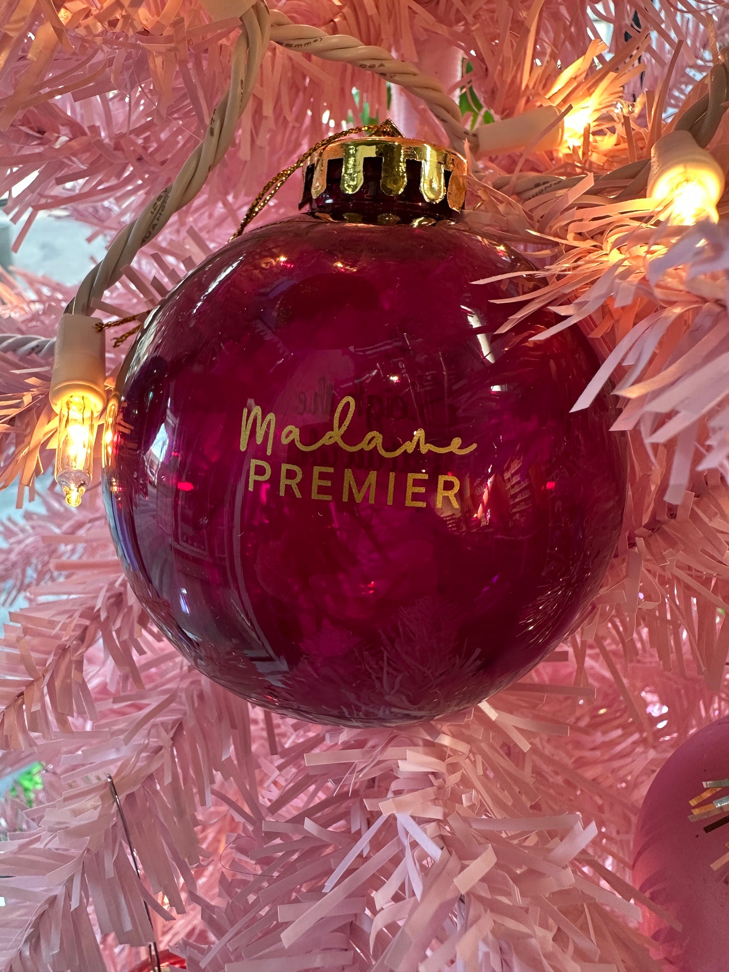 Madame Premier Sleigh The Patriarchy Christmas Ornament