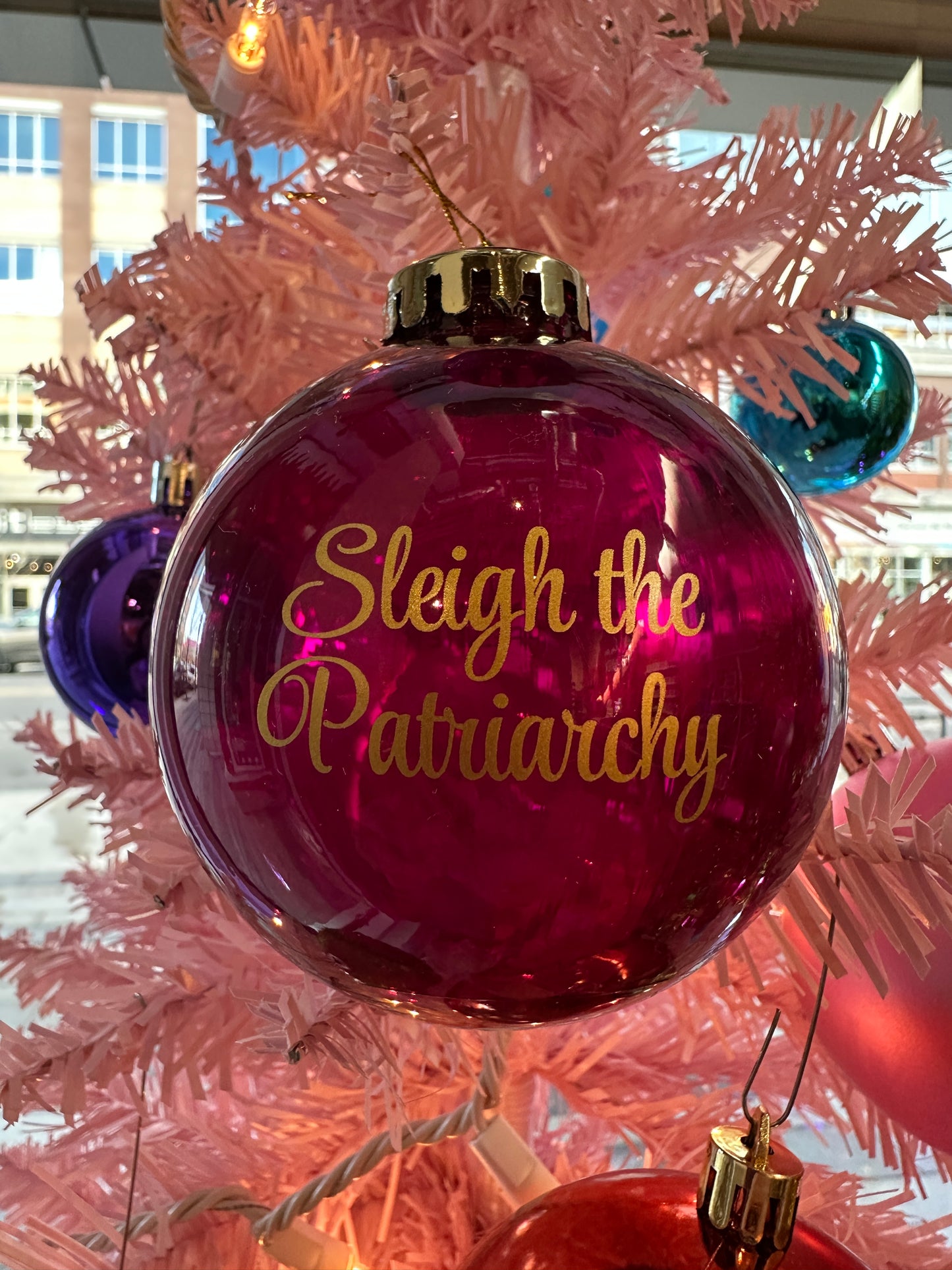 Madame Premier Sleigh The Patriarchy Christmas Ornament