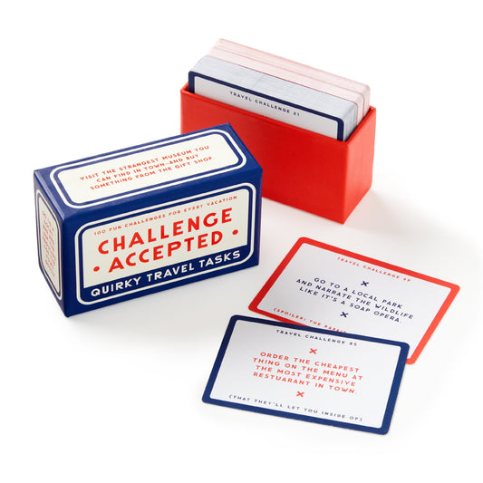 Challenge Accepted Travel Tasks Card Deck